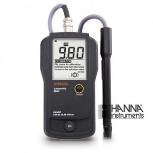 哈纳HANNA HI86304高量程微电脑电导率EC测定仪