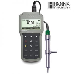 哈纳HANNA HI98197超纯水微电脑EC-TDS-电阻率-NaCI-°C测定仪