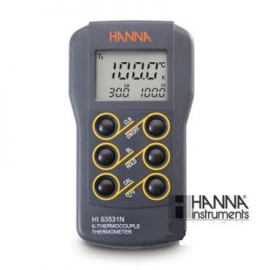 哈纳HANNA HI93531微电脑宽范围（1371 °C）双量程温度测定仪