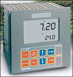 哈纳HANNA HI720122镶嵌式微电脑电导率EC测定控制器